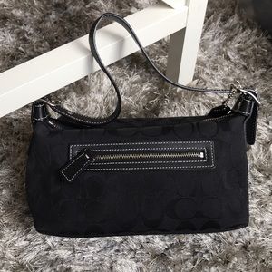 Coach Black Mini Bag with leather handle